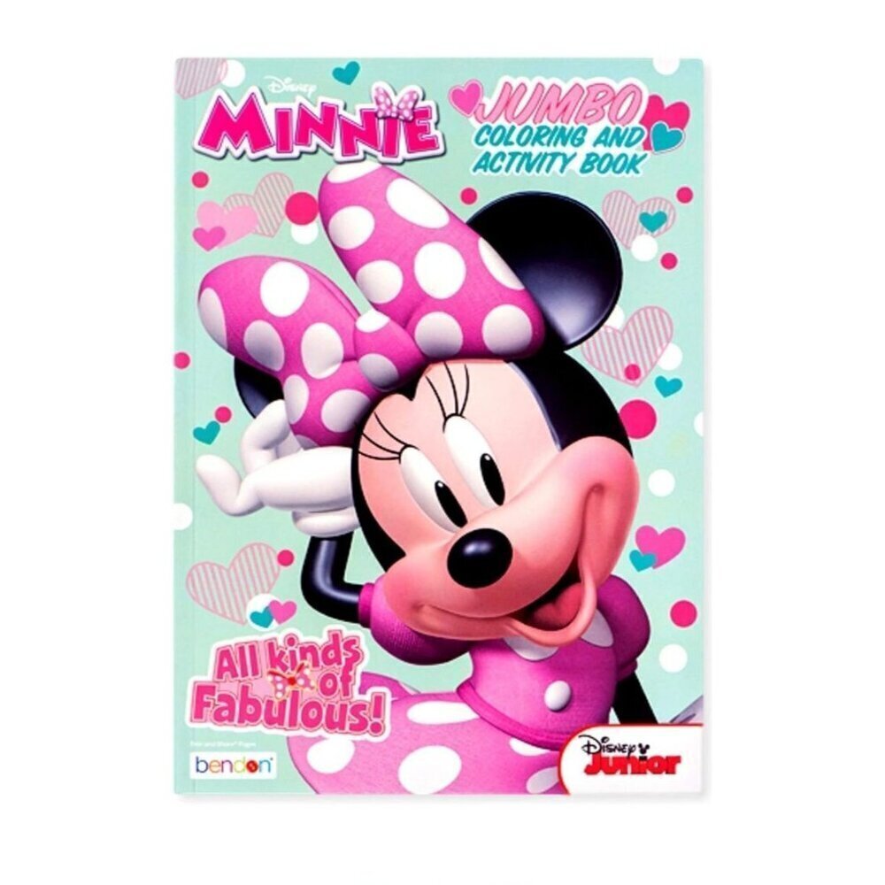 Minnie Mouse Jumbo Coloring & Activity Book All Kind of Fabulous Valentines